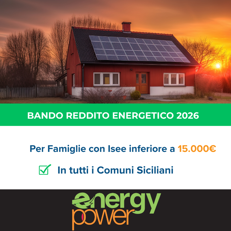ANDO reddito energetico 2026 - energy power sicilia