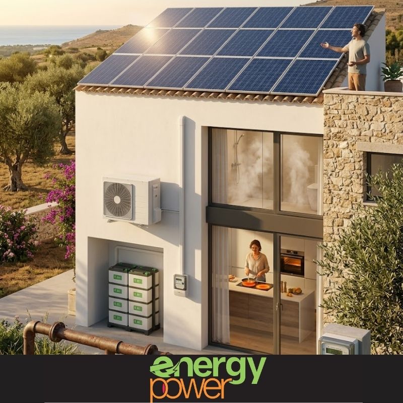casa 100% elettrica con cucina induzione e pannelli fotovoltaici